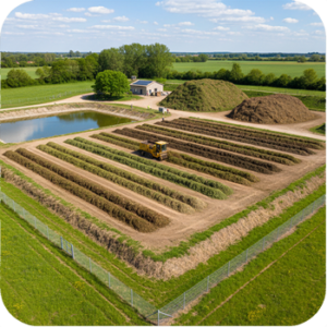 Plateforme de compostage